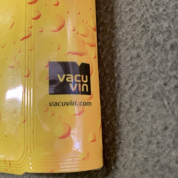 Pair of Vacuvin freezer beer cozies.  Approximately 5 3/4 inches by 3 3/4 inches - Picture 2 of 9